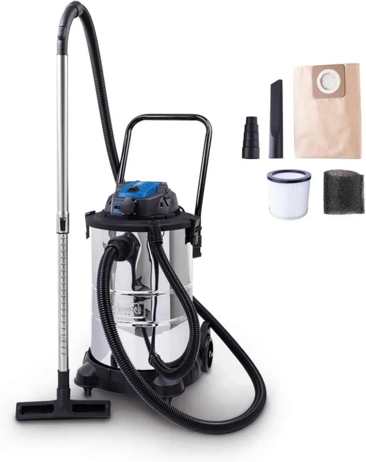 Aspirateur Eau et Poussière Scheppach VC50 - 1400 W, 50 L, Multifonction