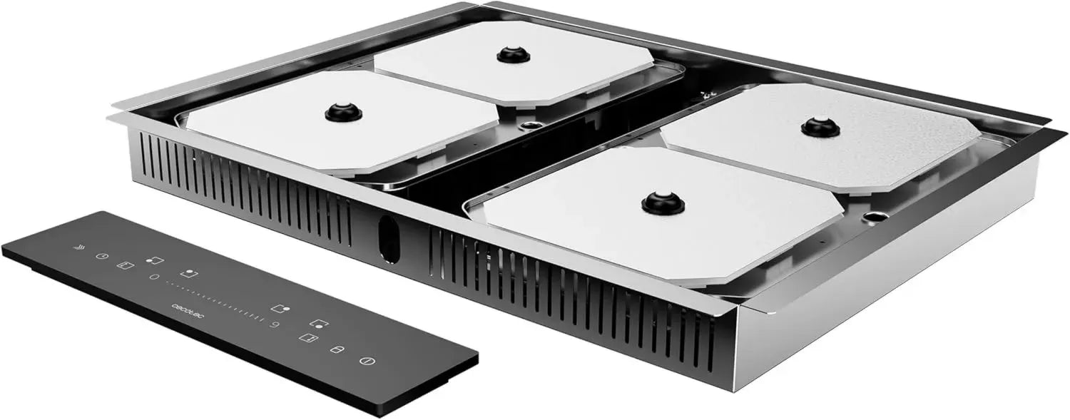 Plaque à Induction Cecotec Invisible 60 cm Bolero 7200W, FullFlex, 9 Vitesses, Fonction Booster