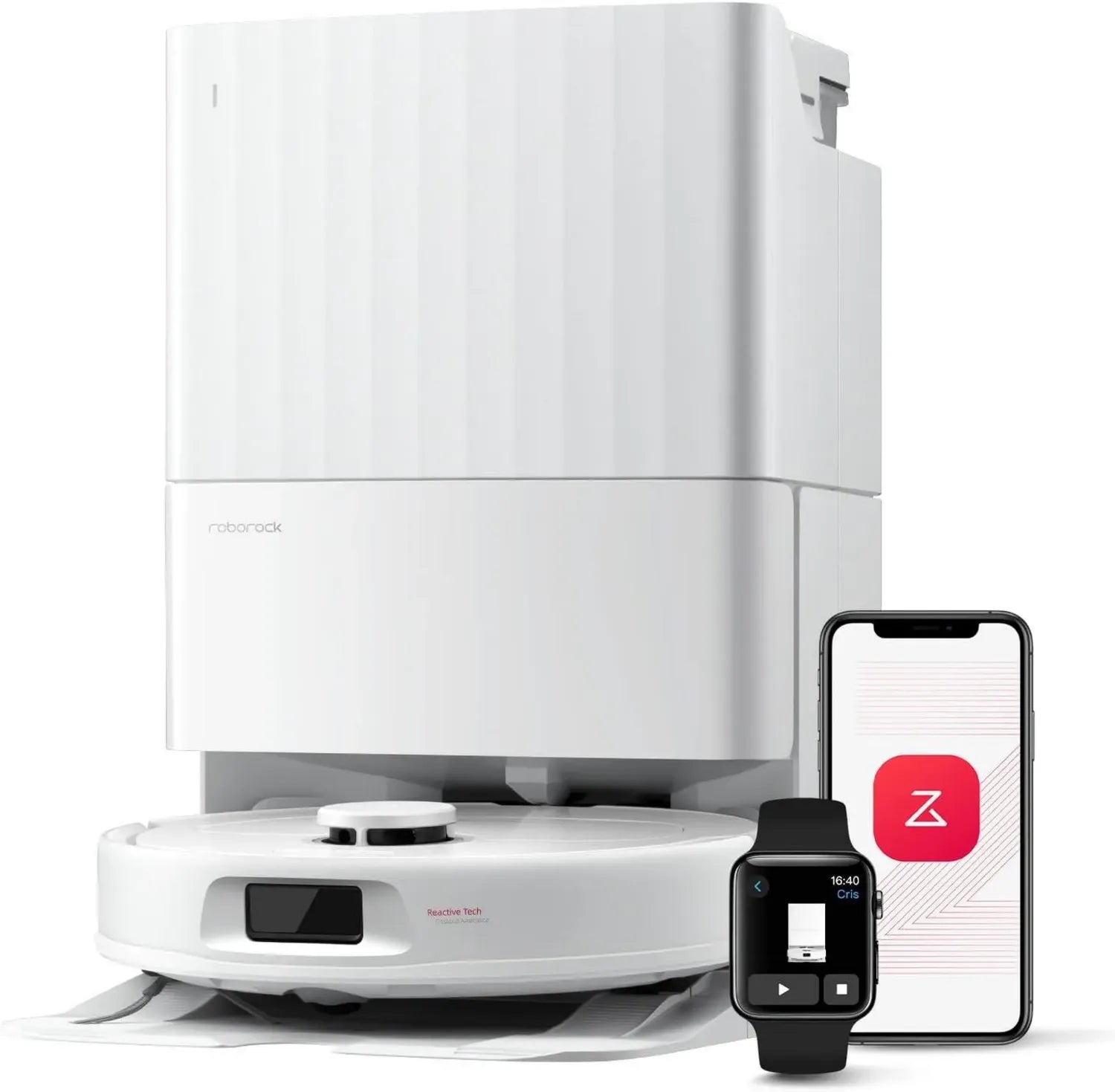 Aspirateur Robot Roborock QV 35A 8000Pa avec Station Avancée