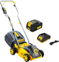 Tondeuse à Gazon Sans Fil 40V Nemura, Hauteurs Ajustables, Réservoir 30L, 3500 RPM, Coupe 32cm, Moteur Brushless, Batterie 4Ah et Chargeur Inclus