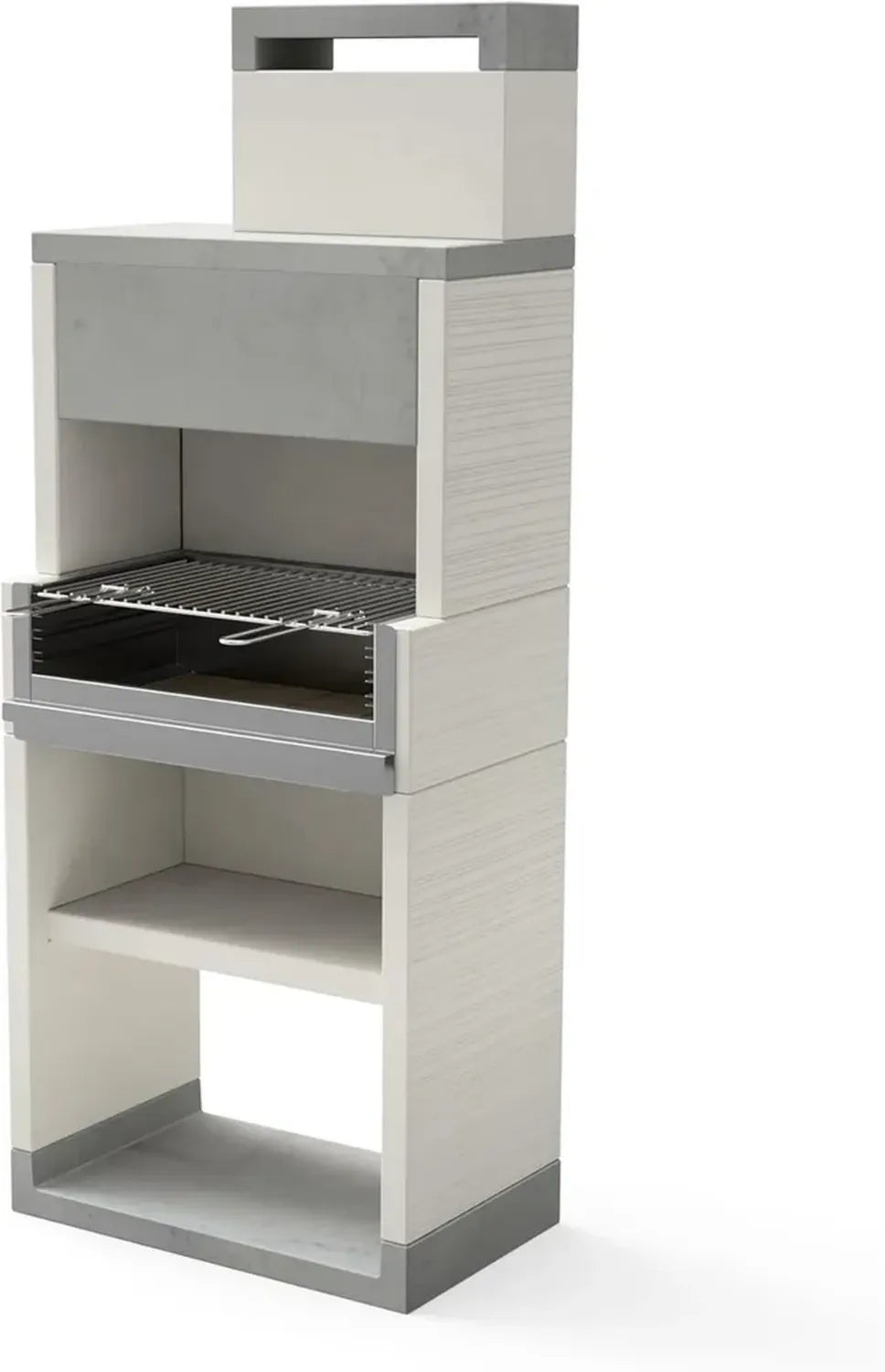 Grill de Barbecue en Inox pour Bois et Charbon - VENIT FLEX PLUS