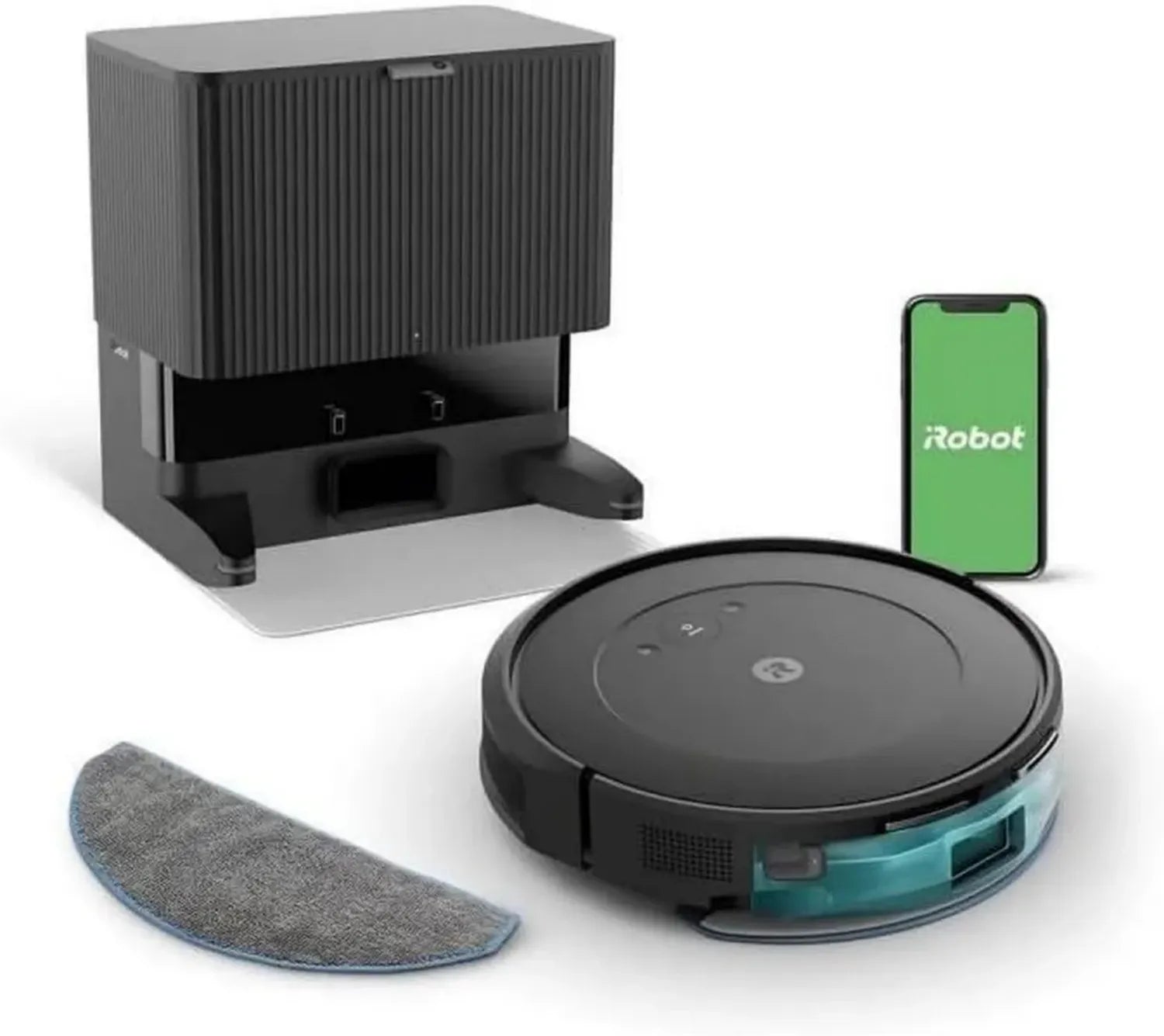 Aspirateur Robot 2-en-1 iRobot Roomba Combo 2 avec Autovidage et Reprise Automatique
