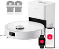 Aspirateur Robot Roborock Q10 S5+ avec Station, 10000 Pa, Vidange Auto, Anti-Emmêlement, VibraRise 2.0, Navigation Précise, Évitement d'Obstacles, Contrôle APP