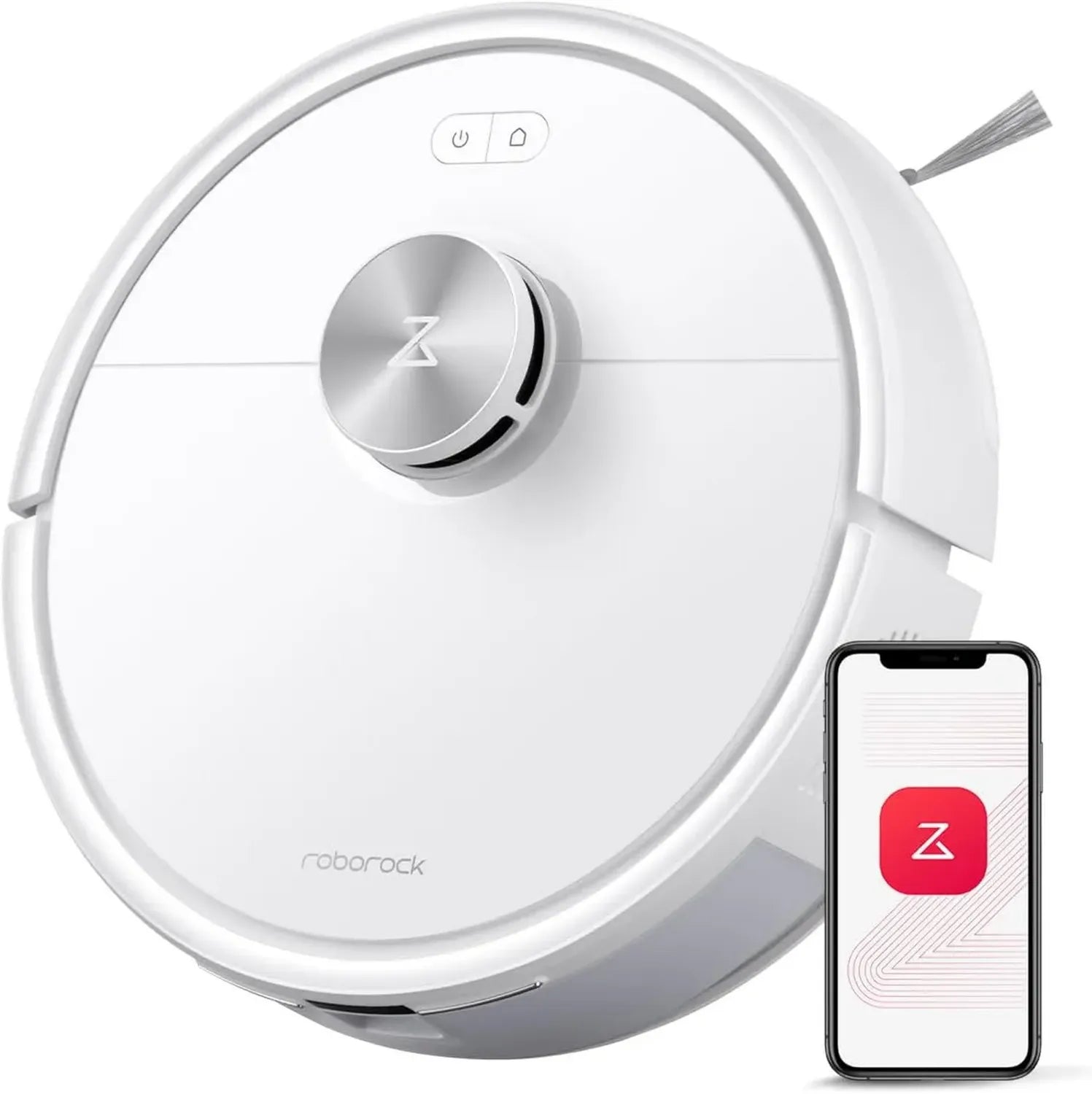 Aspirateur Robot Roborock Q7 M5 10 000 Pa, Anti-Enchevêtrement, Longue Autonomie, Navigation LiDAR, Application, Blanc