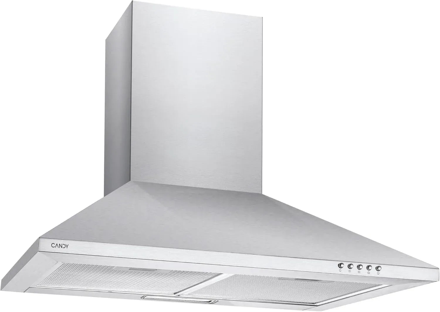 Hotte Aspirante Candy 70 cm, 3 Vitesses, 305 m³/h, Filtres Carbone et Aluminium, Éclairage LED, Inox