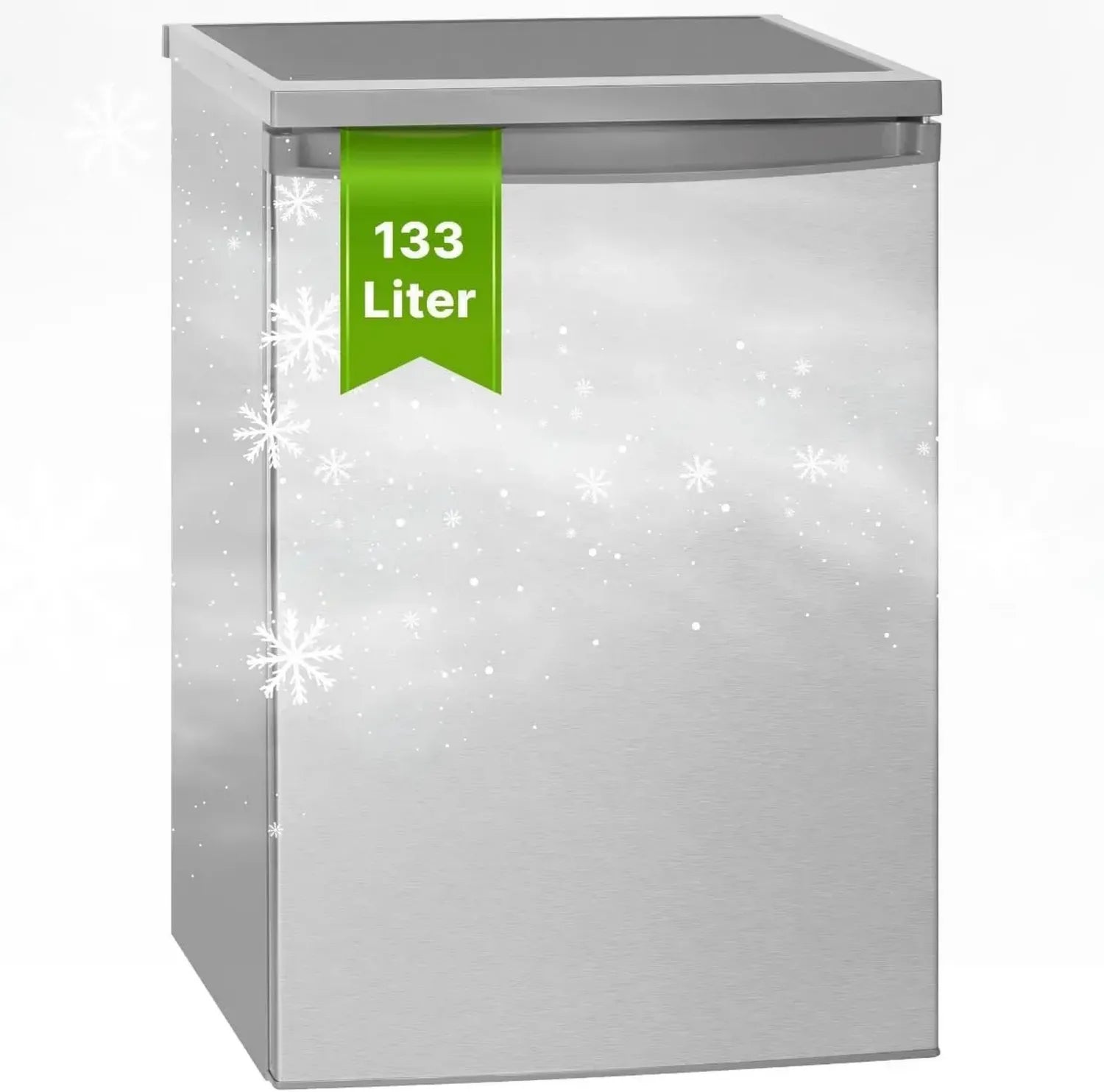 Réfrigérateur Bomann 133L Inox avec Éclairage LED et Contrôle Continu de Température