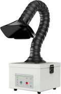 Extracteur de fumée de soudure 45 W avec filtre à charbon actif, aspirateur portable, débit 138 m³/h, fonctionnement silencieux