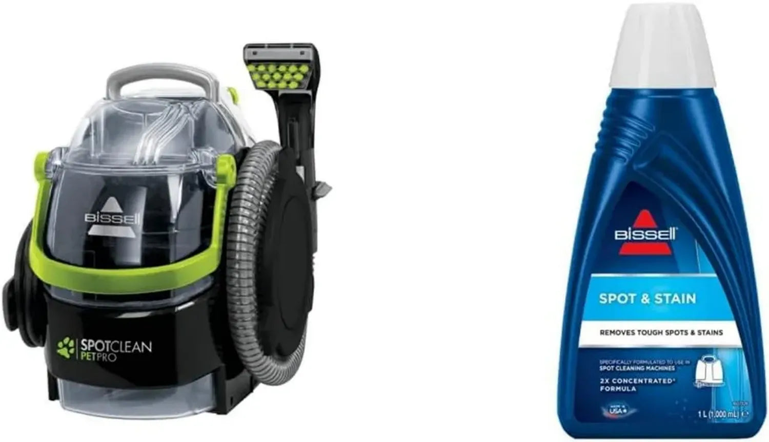 BISSELL SpotClean Animal Pro - Nettoyeur Compact pour Tapis et Voitures