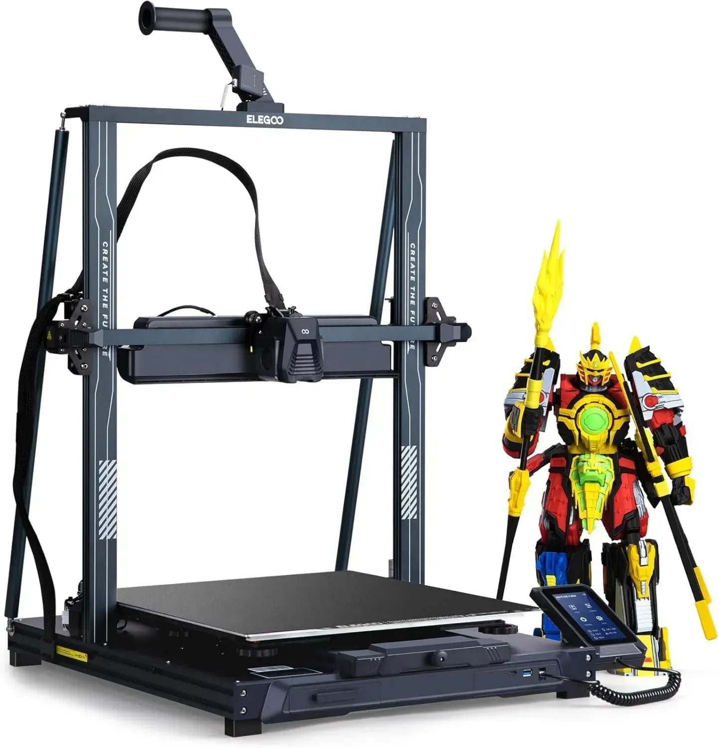 Imprimante 3D Haute Vitesse ELEGOO Neptune 4 Max, Format 420x420x480mm, Buse Haute Température, Nivellement Automatique, Extrudeuse Directe