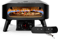 Four à Pizza Gaz Cozze® 13' Pierre Rotative Noire, 34,5 cm, 600°C, Cuisson Rapide