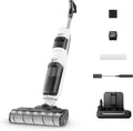 Rowenta X-Clean5, Aspirateur sans Fil 2-en-1 avec Nettoyage Intégré, Détection Automatique, Éclairage LED, Auto-Nettoyage, Séchage à Air Chaud, Modèle GZ5557EE, Blanc/Noir