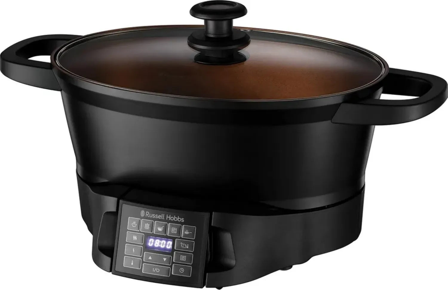 Mijoteur Électrique Polyvalent 8-en-1 Russell Hobbs, 6.5L, Économie d'Énergie, Commande Amovible