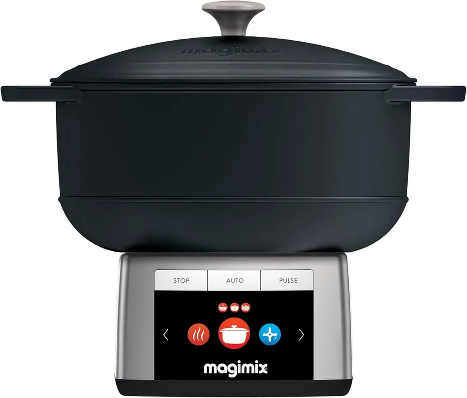 Magimix Cook Expert avec Cocotte 7L - Robot Multifonction en Aluminium - Idéal pour Cadeaux, Finition Chromée