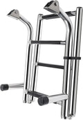 Escabeau Plongeoir INOX 4 Marches pour Bateau et Piscine