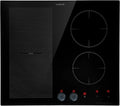 KLARSTEIN Plaque à Induction 7000W, 4 Zones de Cuisson, Technologie ThermoBoost, Réchaud Électrique Céramique Moderne