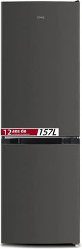 Réfrigérateur Combiné CHIQ FBM157L42, 157L, Largeur 47cm, Low Frost, Silencieux 39dB, Portes Réversibles, Garantie Compresseur 12 Ans