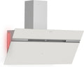 Klarstein Alina Hotte Murale 90 cm - 615 m³/h, Classe Énergétique A, Éclairage LED, Silencieuse 54 dB, Évacuation et Recirculation, Filtres à Charbon Actif, Couleur Blanche