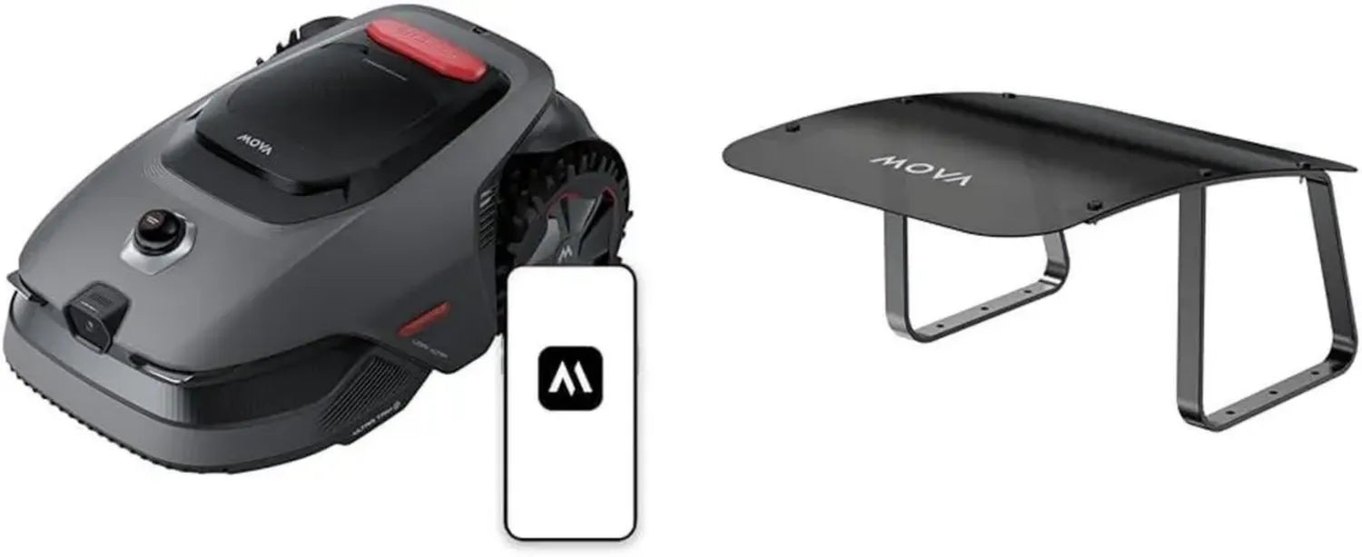 Robot Tondeuse MOVA LiDAX Ultra 800 avec Système LiDAR 3D et IA