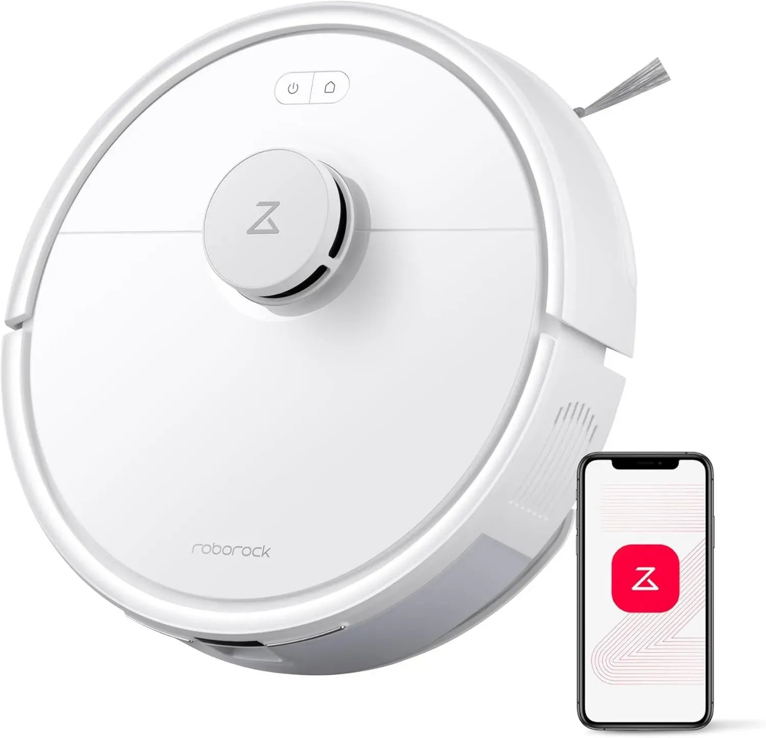 Roborock Q7 L5 Robot Aspirateur, 8000 Pa Puissance HyperForce, Anti-emmêlement Avancé, Navigation LiDAR de Précision, Zones Interdites Intelligentes, Cartographie Multi-étages, Recharge Automatique, Compatible APP/Alexa
