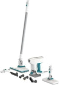 BLACK+DECKER Balai Vapeur Multifonction 1500 W, 8 Accessoires, Élimine 99,9% des Germes, Sans Produits Chimiques, Chauffe en 30s