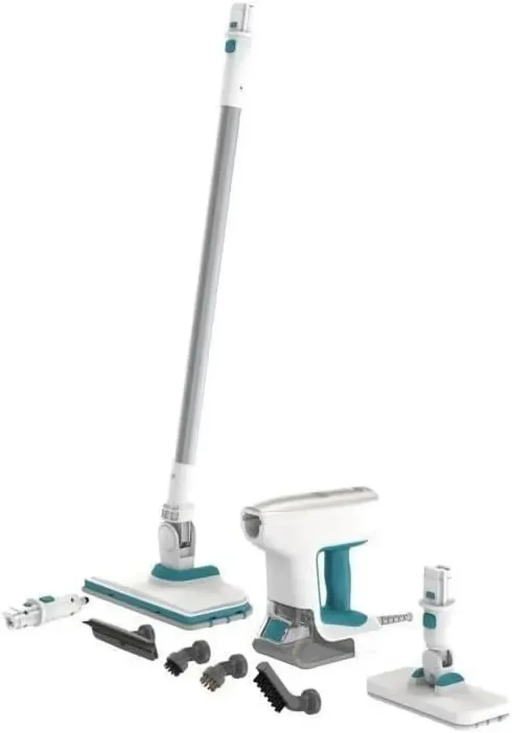 BLACK+DECKER Balai Vapeur Multifonction 1500 W, 8 Accessoires, Élimine 99,9% des Germes, Sans Produits Chimiques, Chauffe en 30s