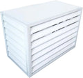 Coffre de protection en aluminium pour climatiseur extérieur, insonorisé, antichoc, résistant à l'eau et à la poussière, couleur blanche, 100x50x70cm