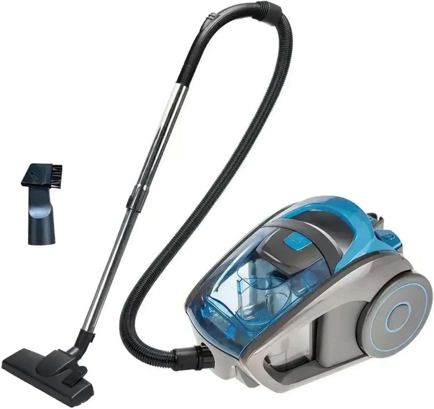 Aspirateur Balai 2800W Sans Sac avec Filtre HEPA, Idéal pour Tapis, Canapés et Sols, Câble 5M (Bleu)