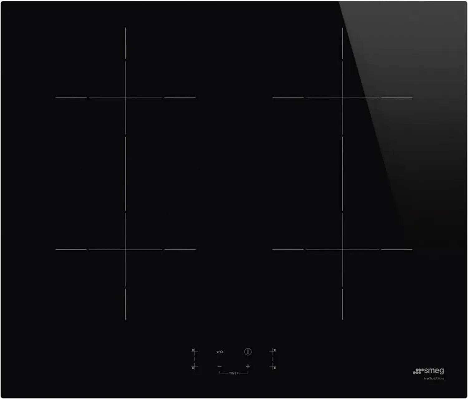 Plaque de Cuisson à Induction SMEG SIB2641D, Noire, Modèle Universel