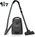Aspirateur Hoogo B3+ Graphite, Puissance 850W, Filtre HEPA 14, Rayon 11m, Silencieux 74dB, Capacité 3L