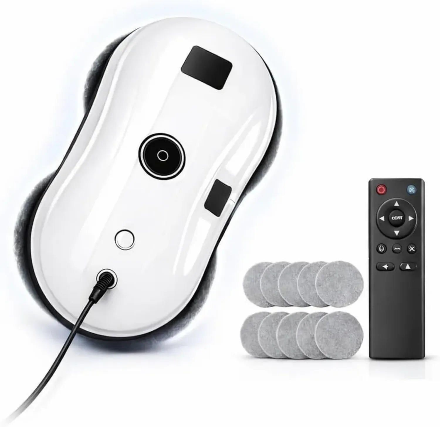 Robot Nettoyeur de Vitres Osmo, 5600 Pa, Télécommande, Détection Intelligente des Bords, Pulvérisation Automatique
