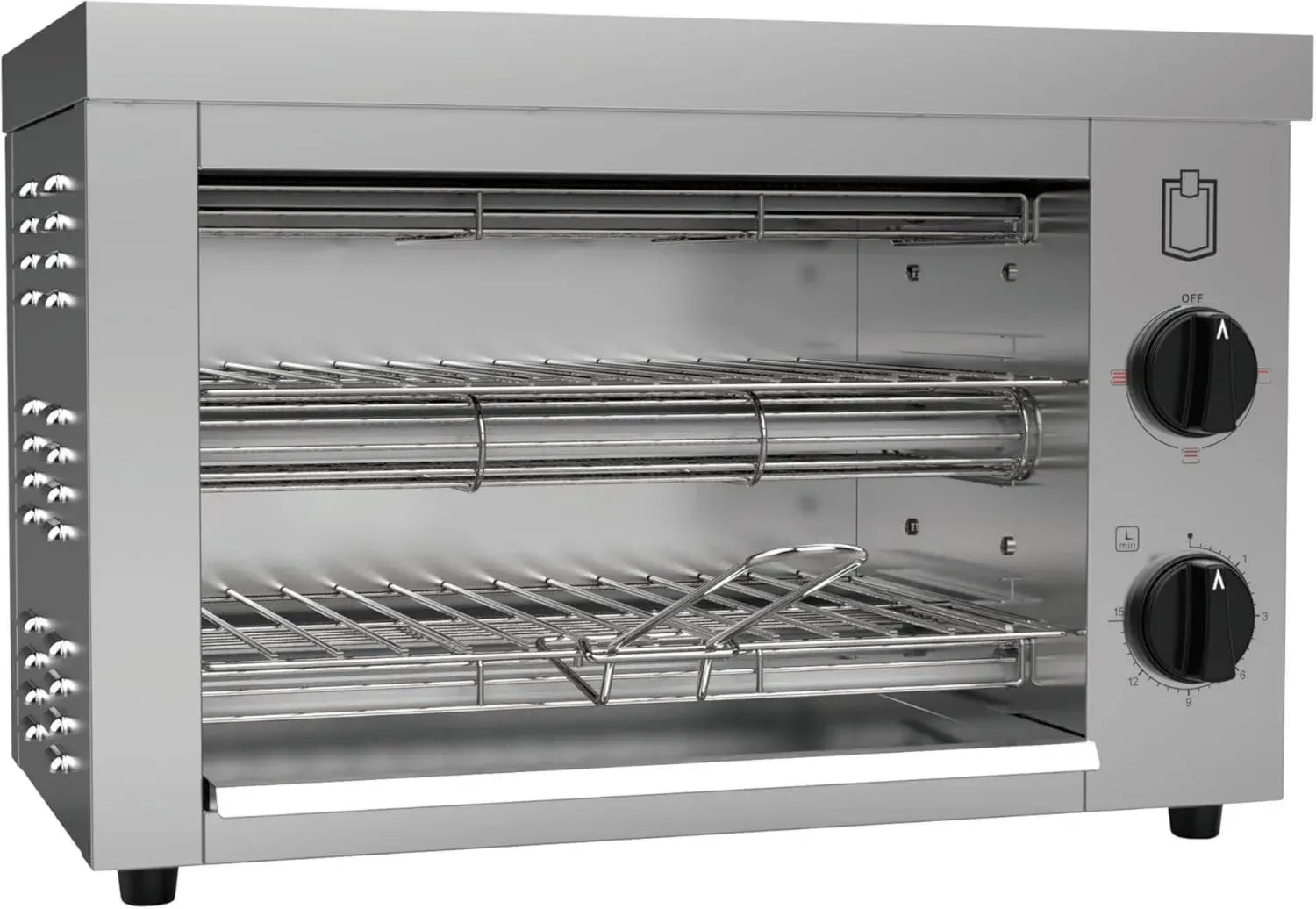 METRO Professional Grille-Pain/Four à Gratin, 49.2x28x33.4 cm, 300 W, Deux Niveaux