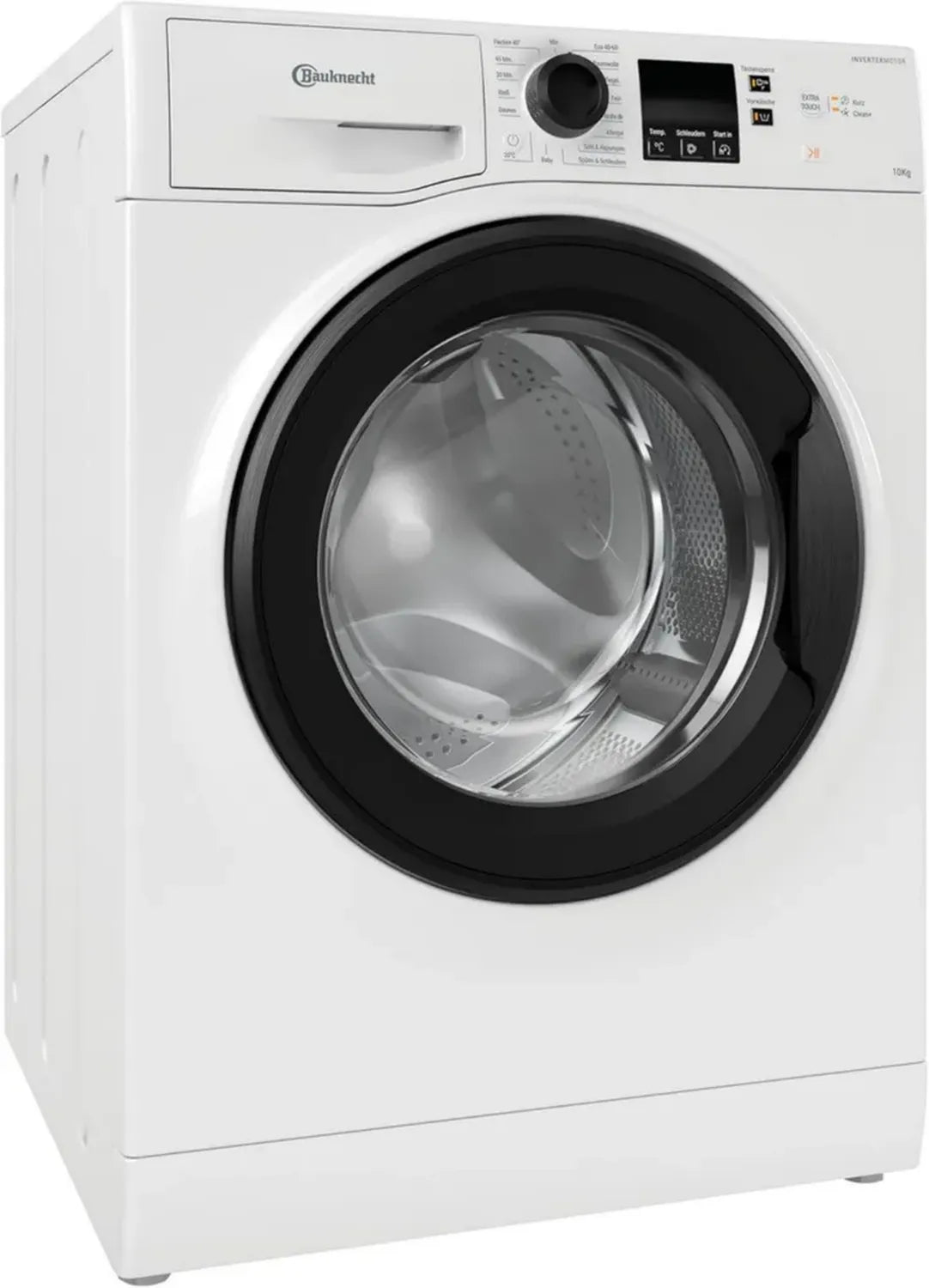 Lave-linge frontal Bauknecht 10 kg, élimination puissante des taches, programmes rapides et anti-allergie