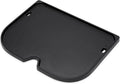 Plancha en fonte émaillée Weber pour barbecue électrique Lumin Compact, surface antiadhésive, bords relevés, accessoire barbecue durable, noir, 1,3 x 28,5 x 21,5 cm