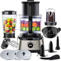 Robot de Cuisine Multifonction YASHE - 1300W, 3 Vitesses, Blender et Bol 2,5L, Mixeur, Presse-Agrumes, Pétrin