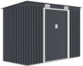Abri de Jardin en Métal Gris Monopente Austin 3,14 m²