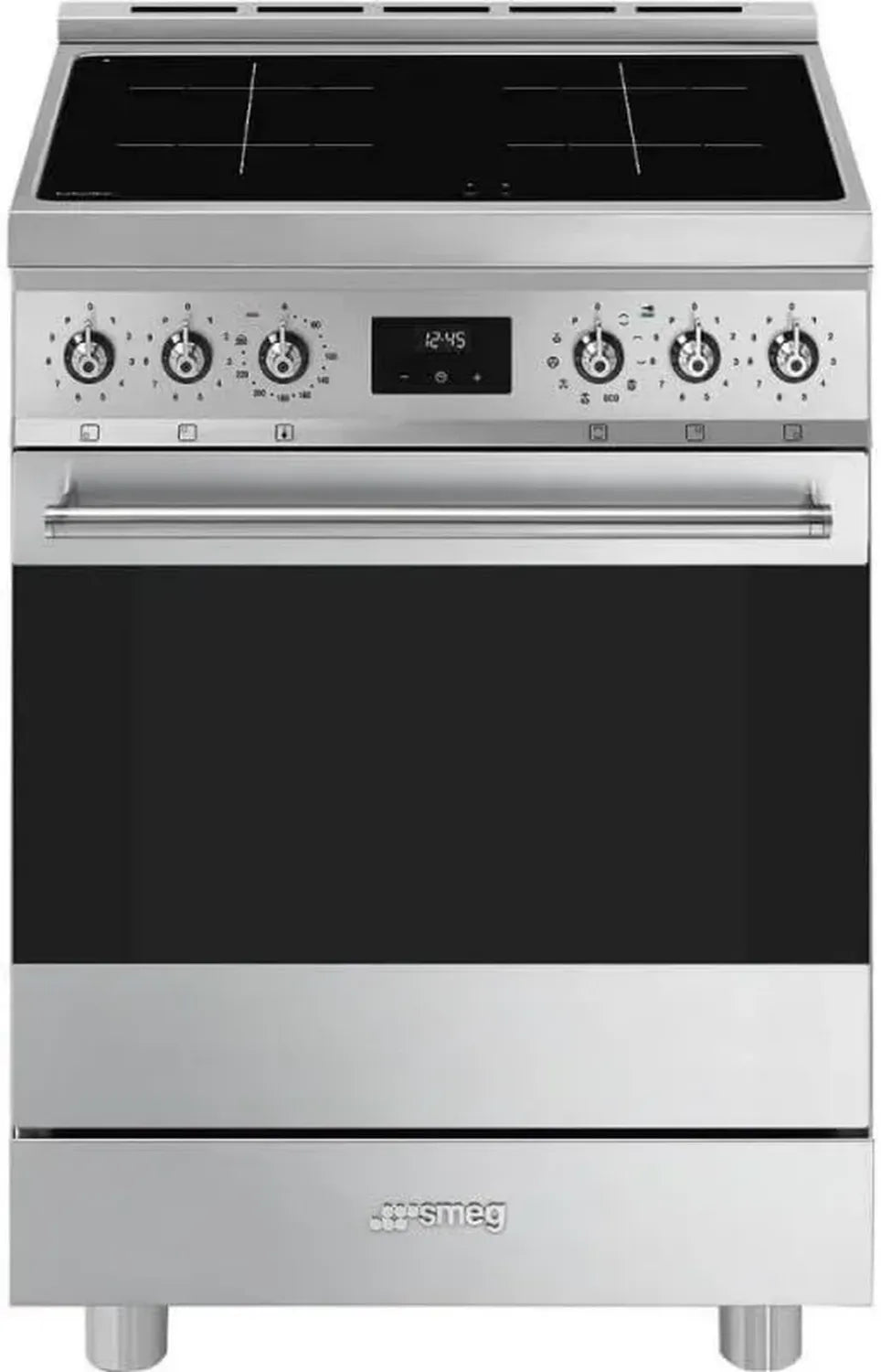 Table de cuisson à induction SMEG 60 cm Inox avec 4 foyers