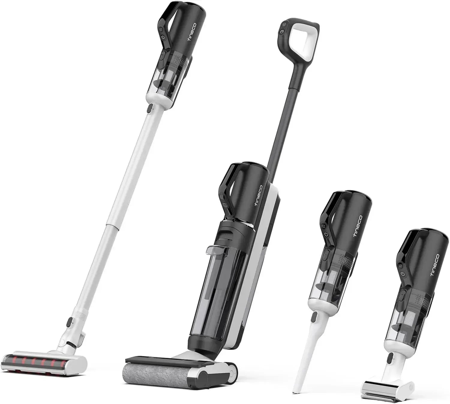 Tineco Floor One S5 Combo Power KIT Aspirateur sans Fil 3 en 1 pour Sols Durs et Poils d'Animaux