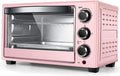 Four Électrique Multifonction 23L, Grille-Pain avec Convection et Minuterie, Rose