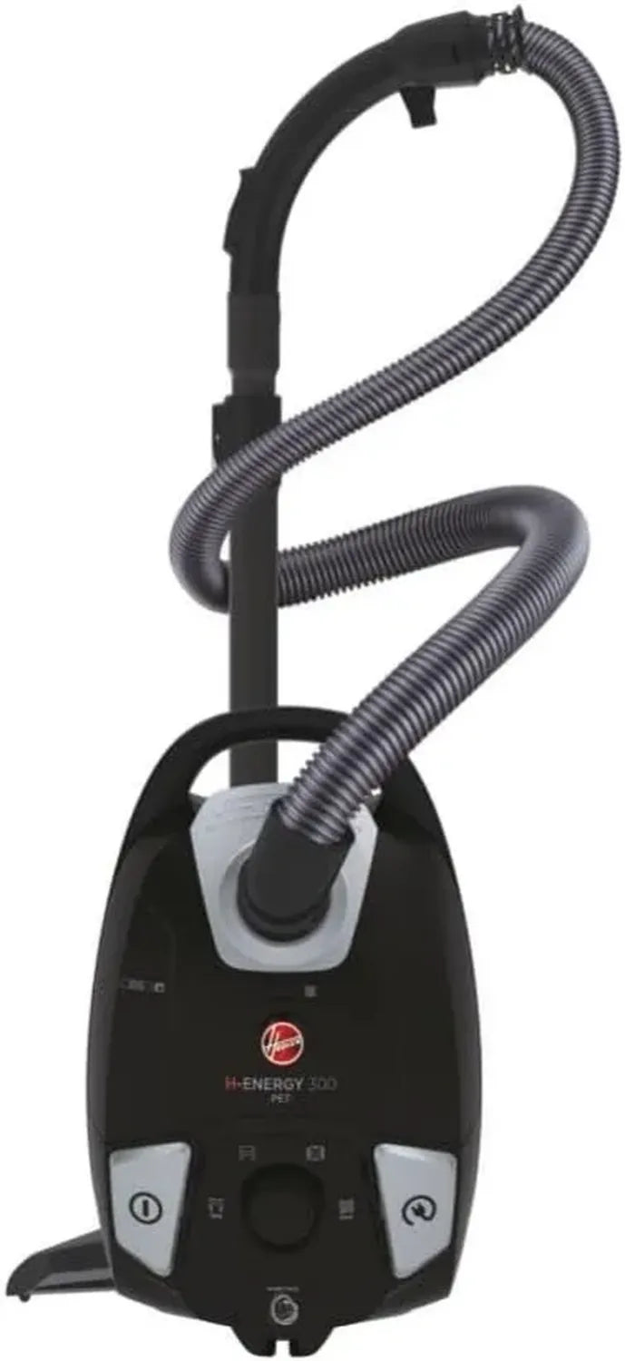 Aspirateur Traîneau Hoover HE320PET, 850W, Silencieux 72dB, Capacité 3,5L, Tube Telescopique, Rayon d'Action 9,5m, Filtre EPA 11, Brosse Animaux