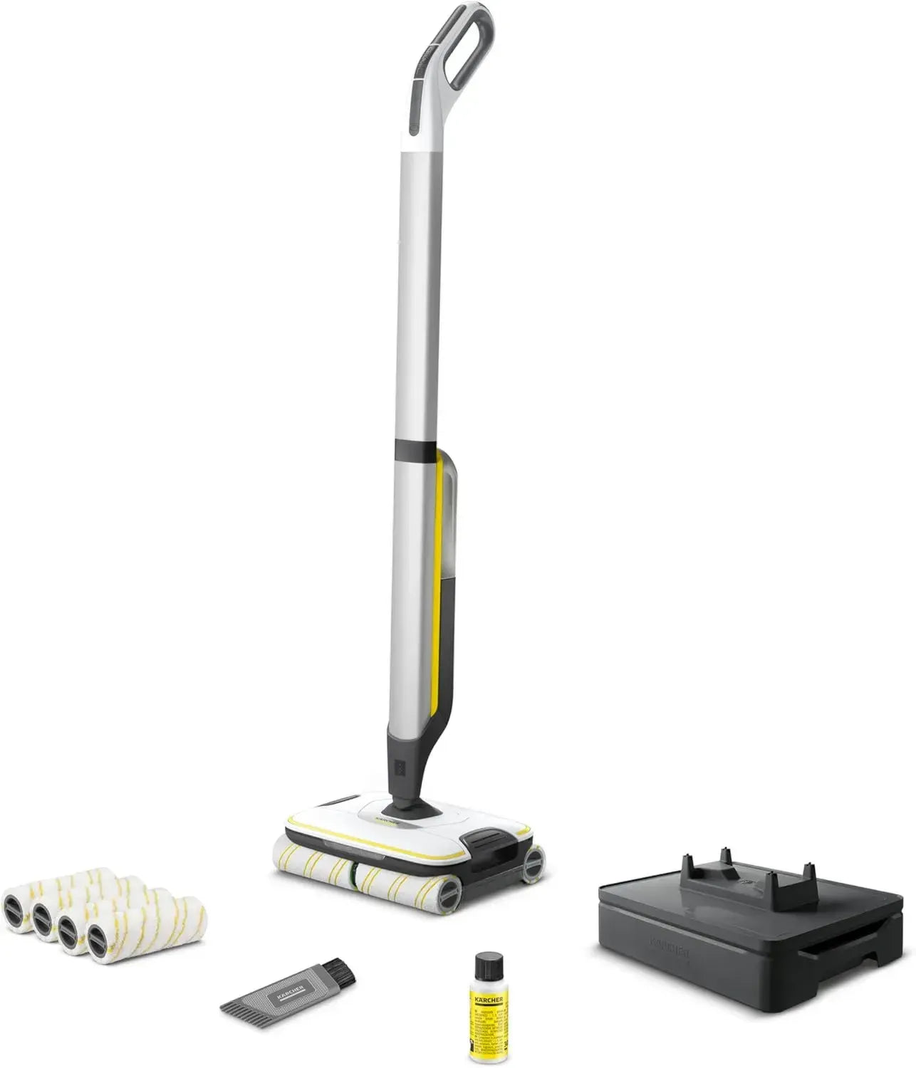 Kärcher FC 7 Nettoyeur de Sols sans Fil Extra - 4 Rouleaux, Autonomie 45 Min, 135 m² par Charge